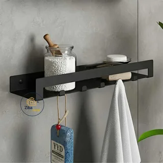 شلف فلزی حمام مدل آتاژور آویزدار کد zb34